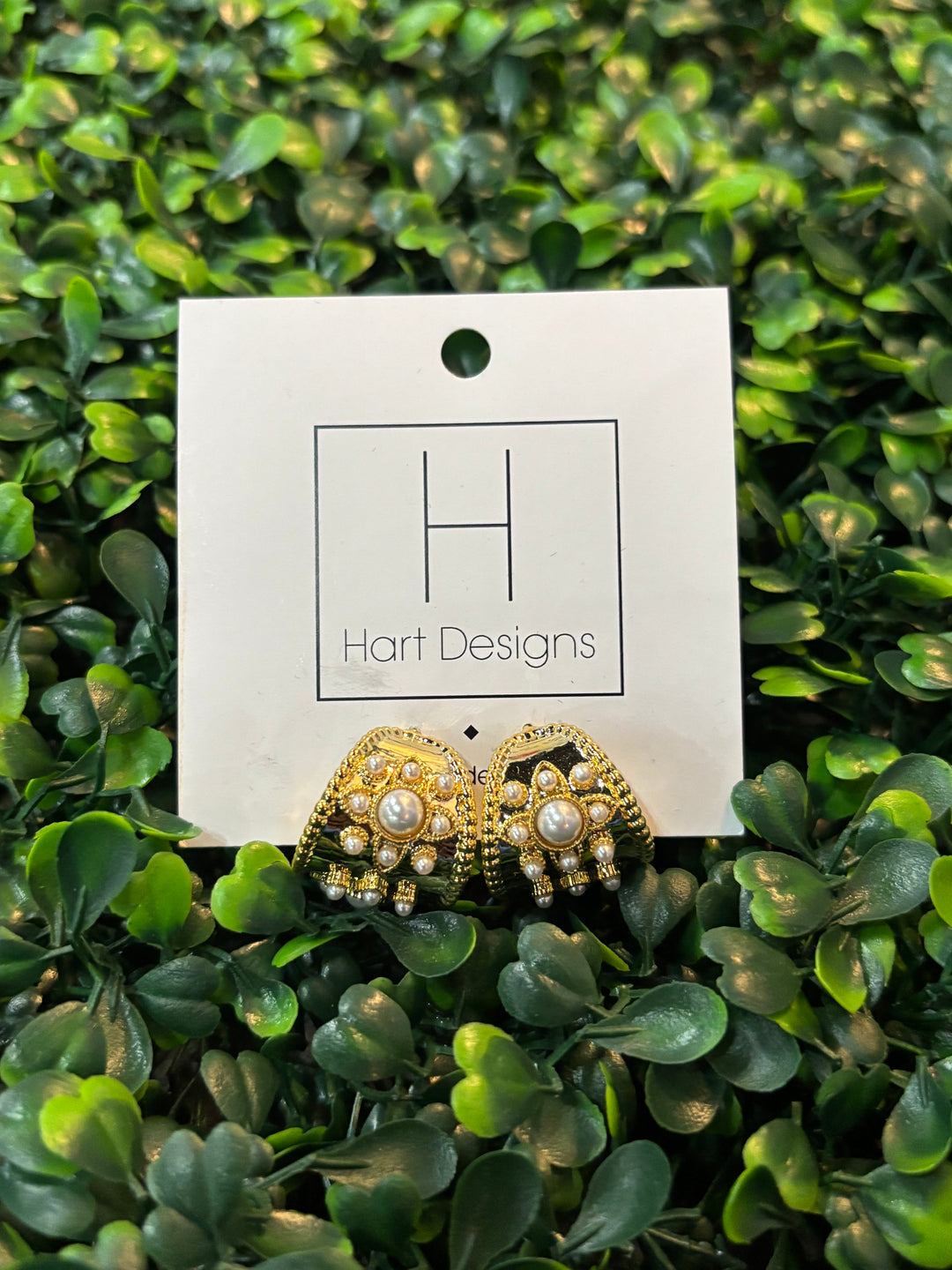 Floral Pearl Earring