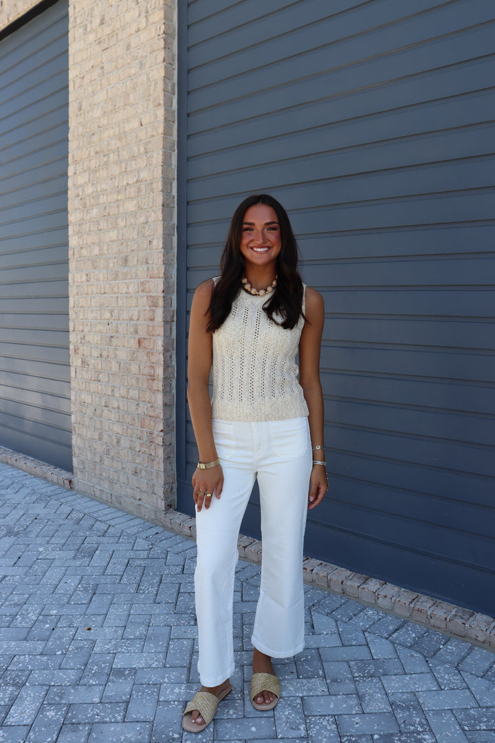 Montana Open Knit Sweater Vest