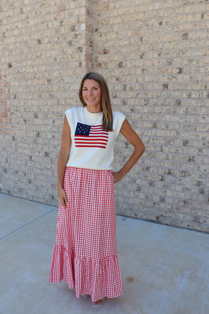 American Flag Dream Top