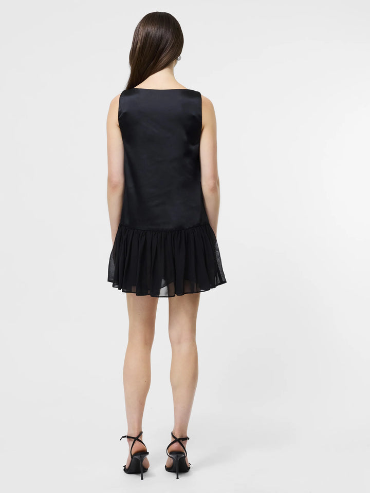 Marina Silky Ruched Mini Dress