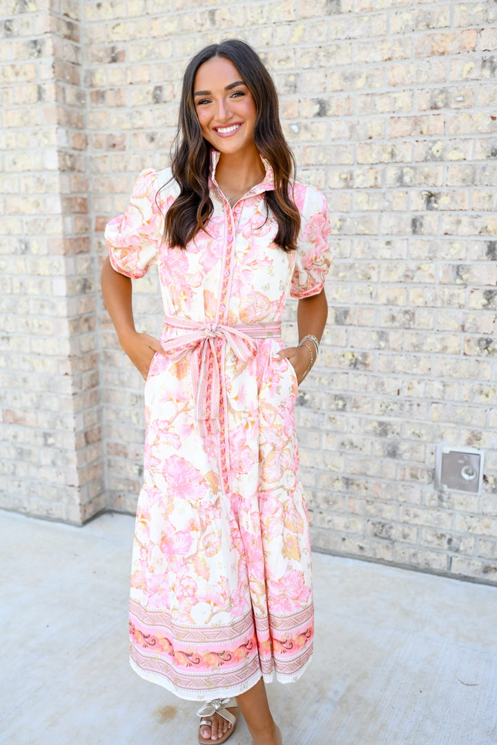 Aloha Bloom Midi Dress