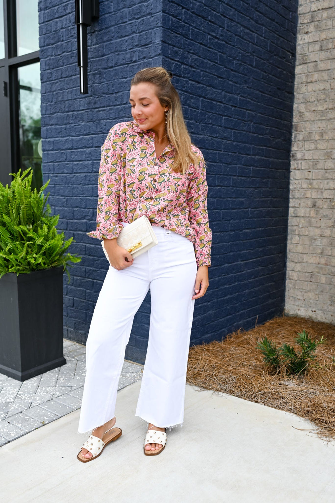 Ava Long Sleeve Button Down