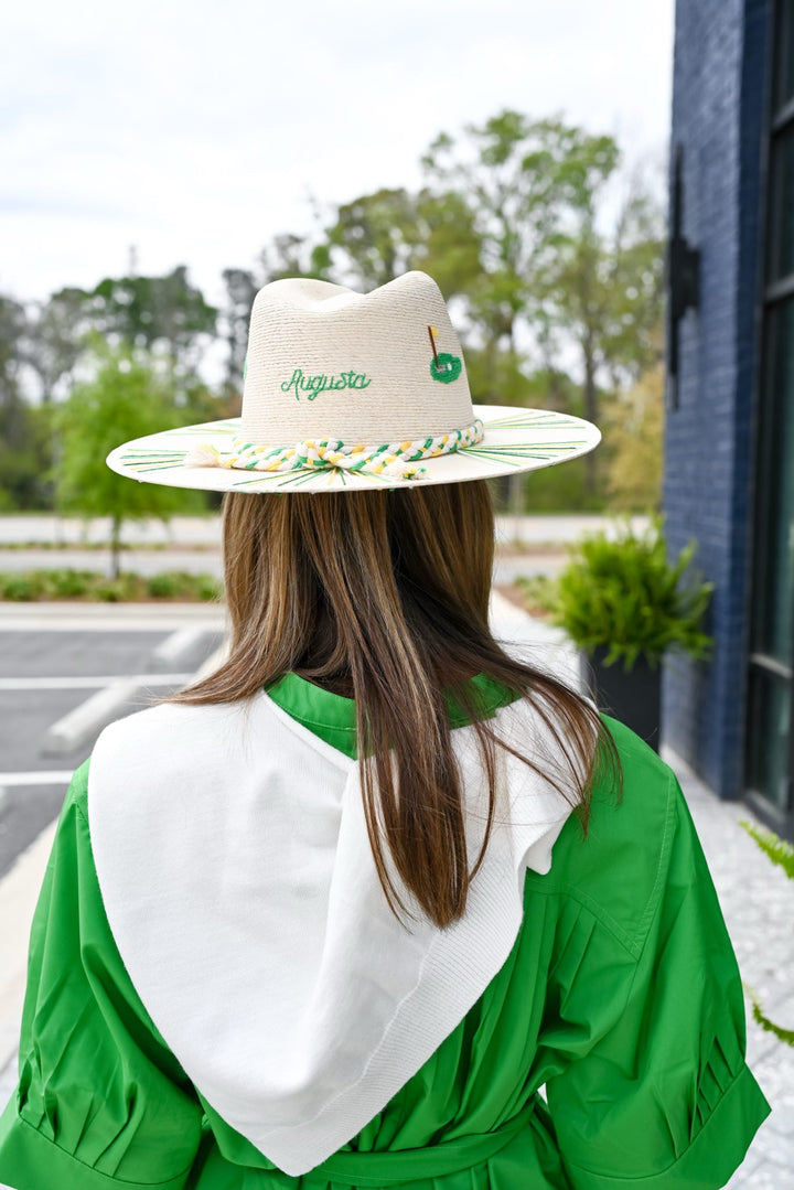 Hole in One Green Palm Hat