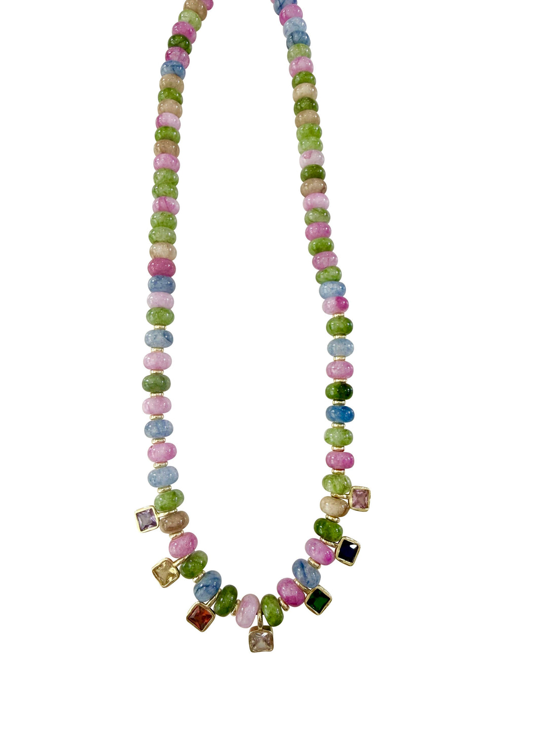 Marissa Multi Colored Beaded Necklace