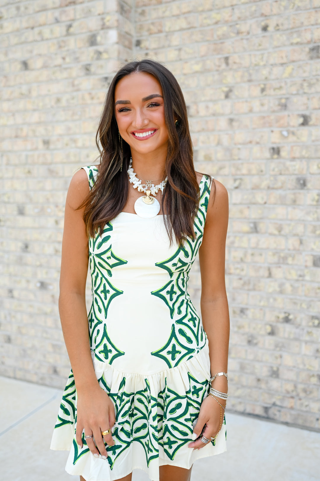 Hellen Printed Flare Dress