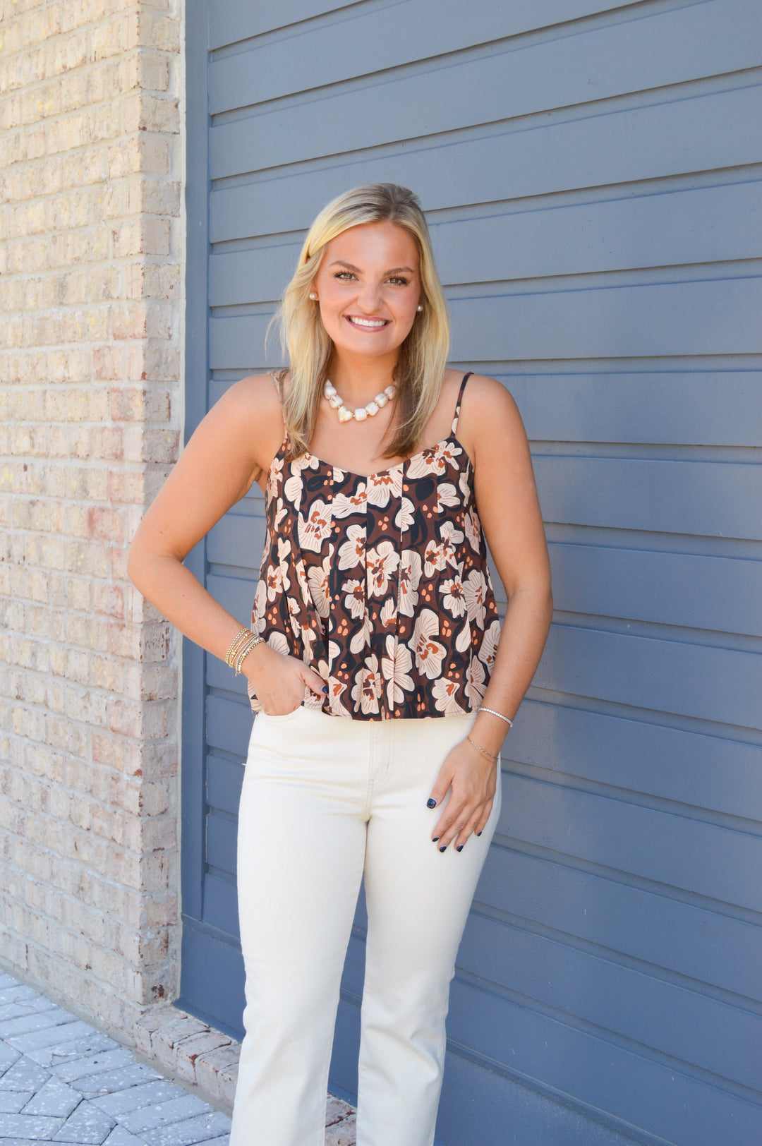 Pleated Petal Tank
