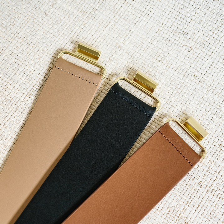 Garland Brown Genuine Leather Interchangeable Stretch Belt