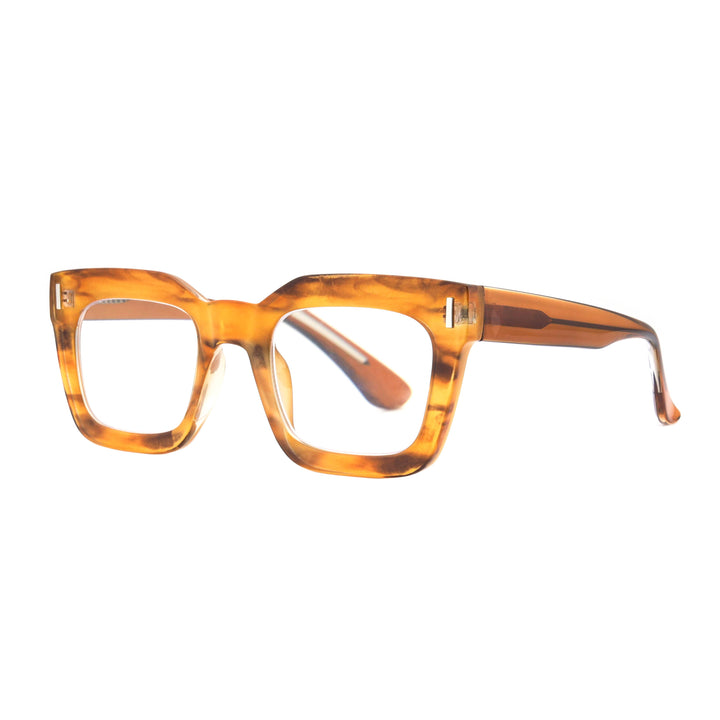 RAZ GLASSES | Smokey Caramel | Blue Light: 1.50