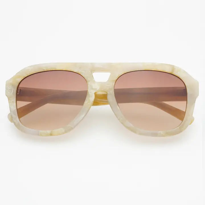 Voyager Sunglasses in Pearl - Freyrs