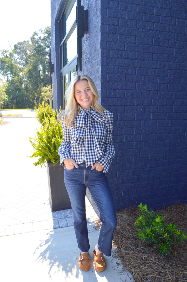 The Parker Check Blouse