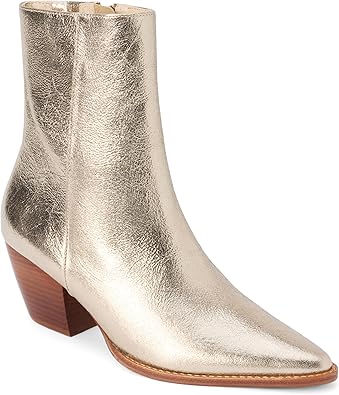 Caty Ankle Boot - Gold Crinkle