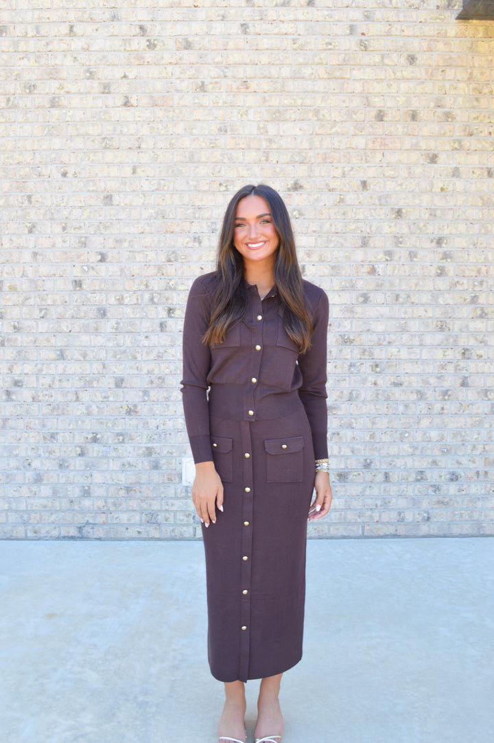Cecile Skirt in Brown