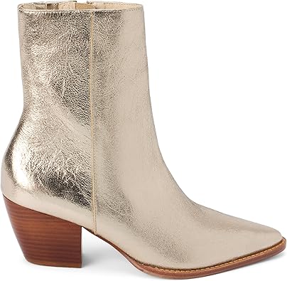 Caty Ankle Boot - Gold Crinkle