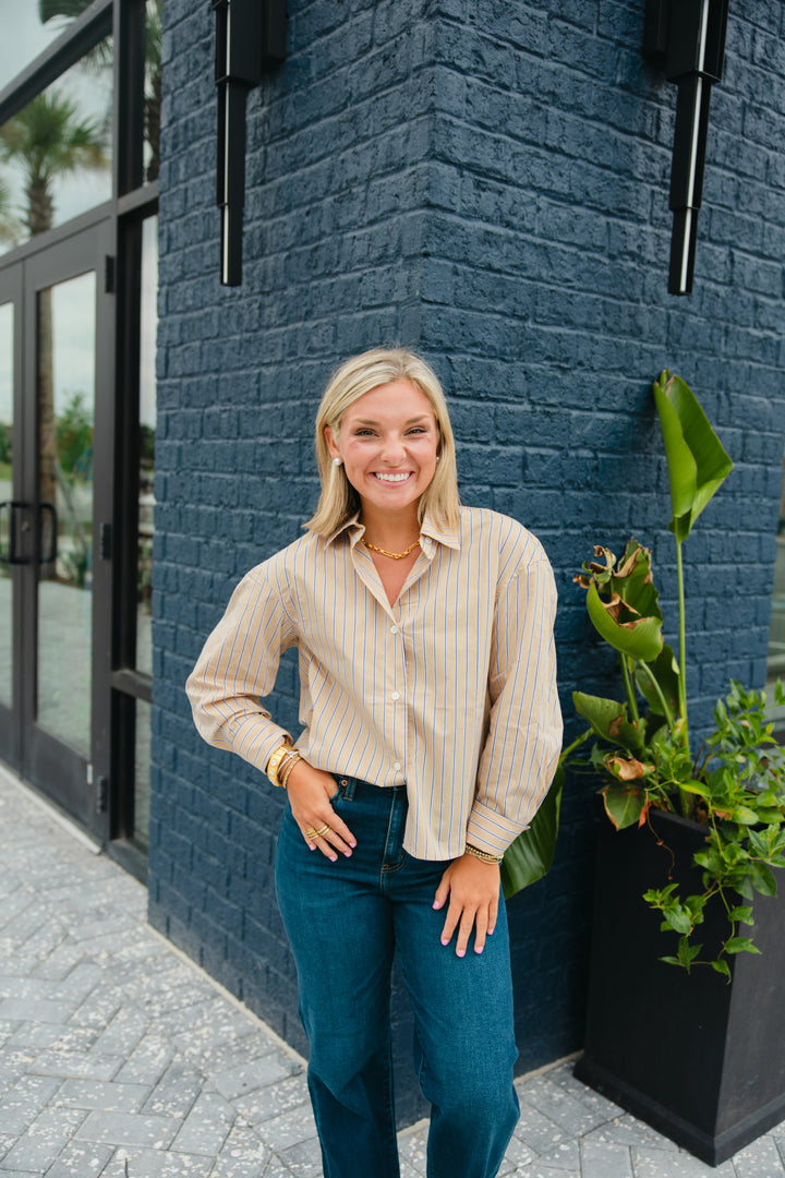 Acorn Striped Blouse