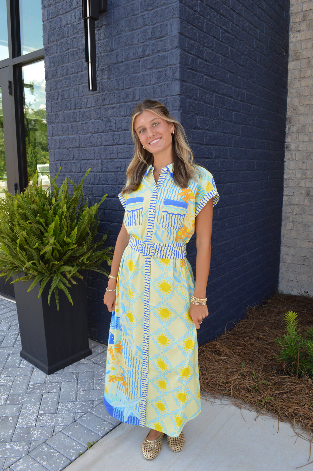 Golden Reef Willa Dress