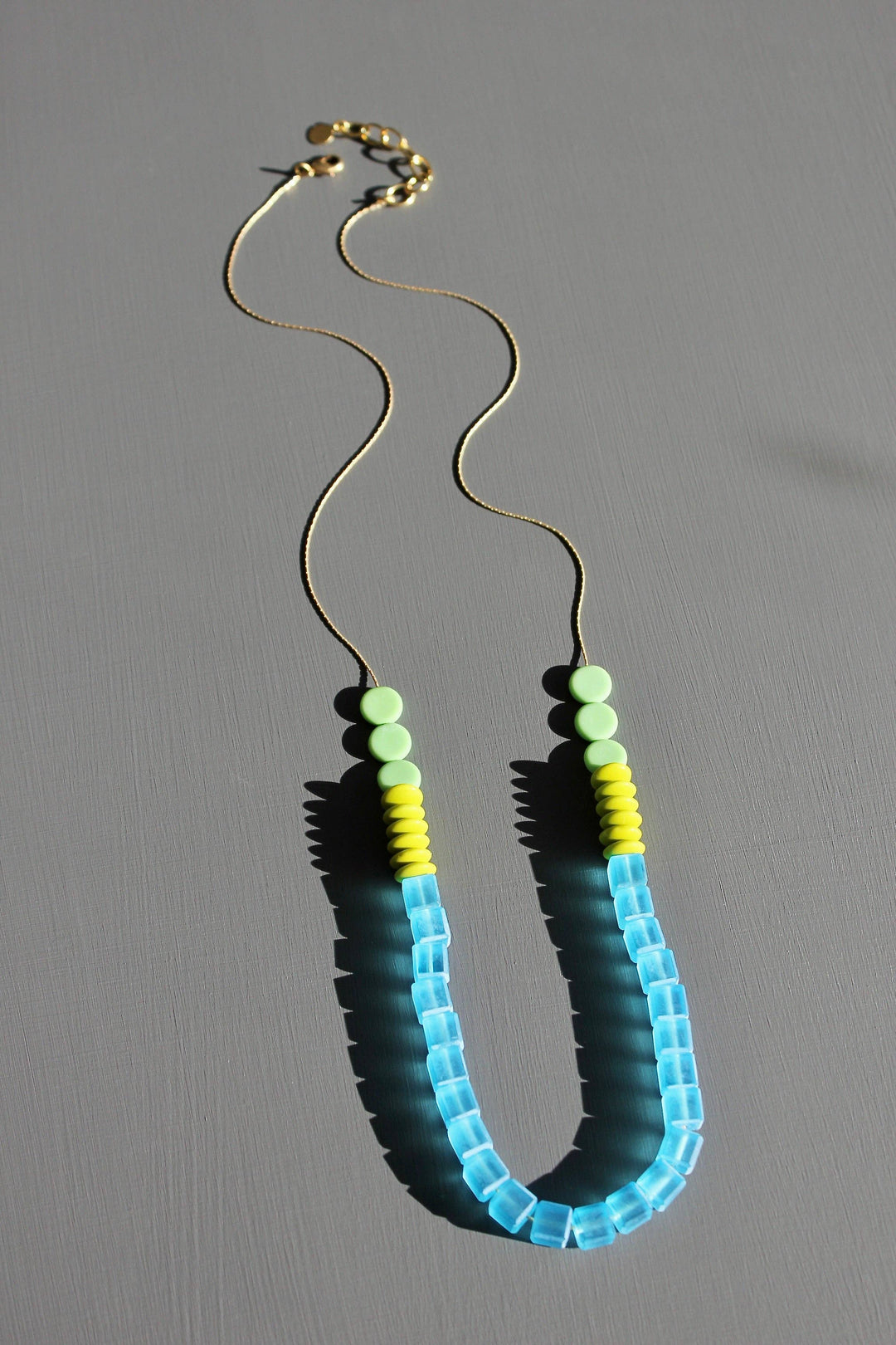 Glass Geometric Necklace
