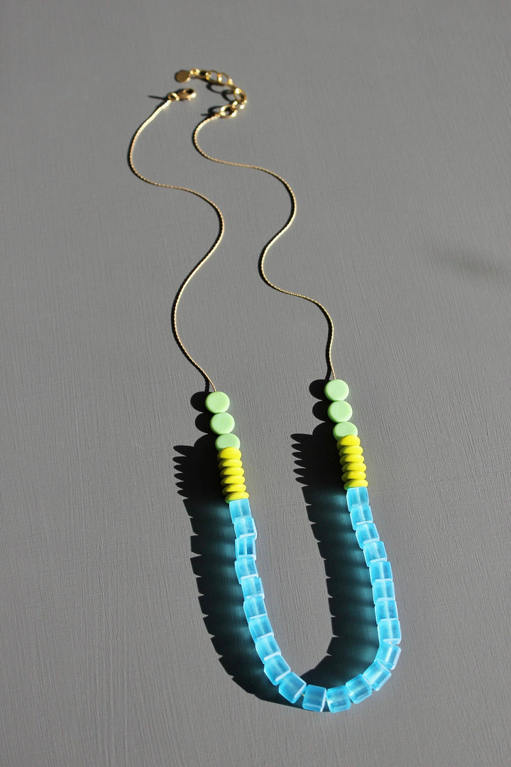 Glass Geometric Necklace