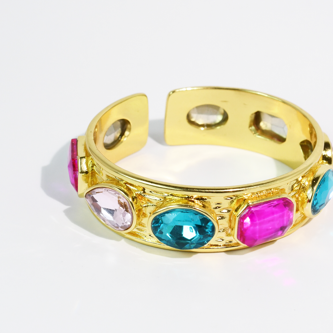 Multi Glow Bangle Bracelet