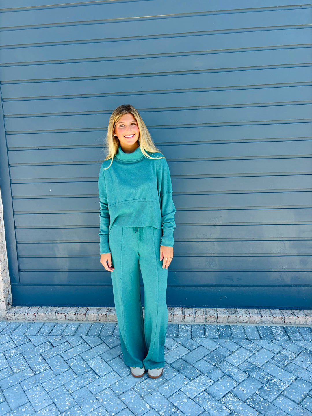Terry Turtleneck Lounge Set