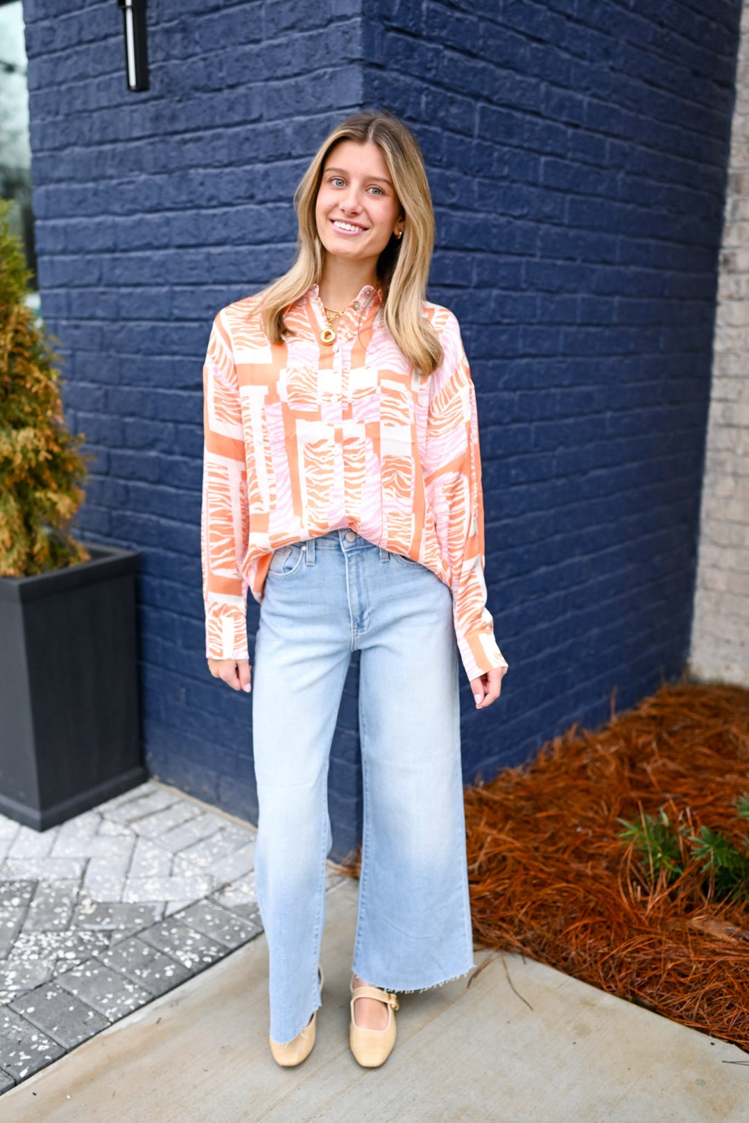 Divine Blocks Printed Blouse