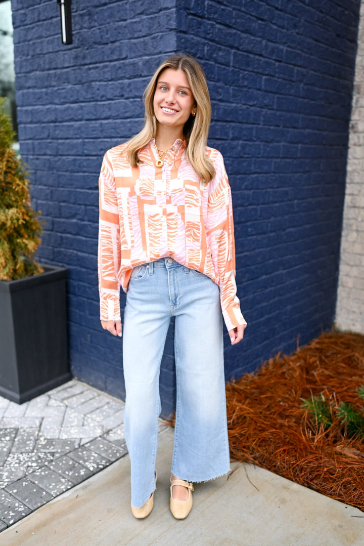 Divine Blocks Printed Blouse