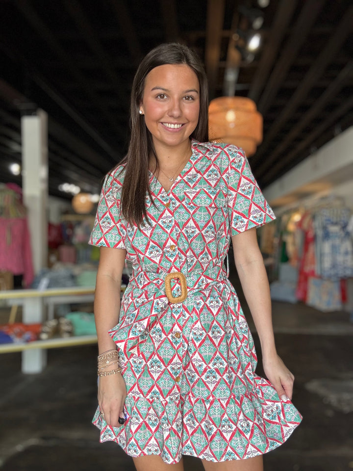 Paris Floral Dress