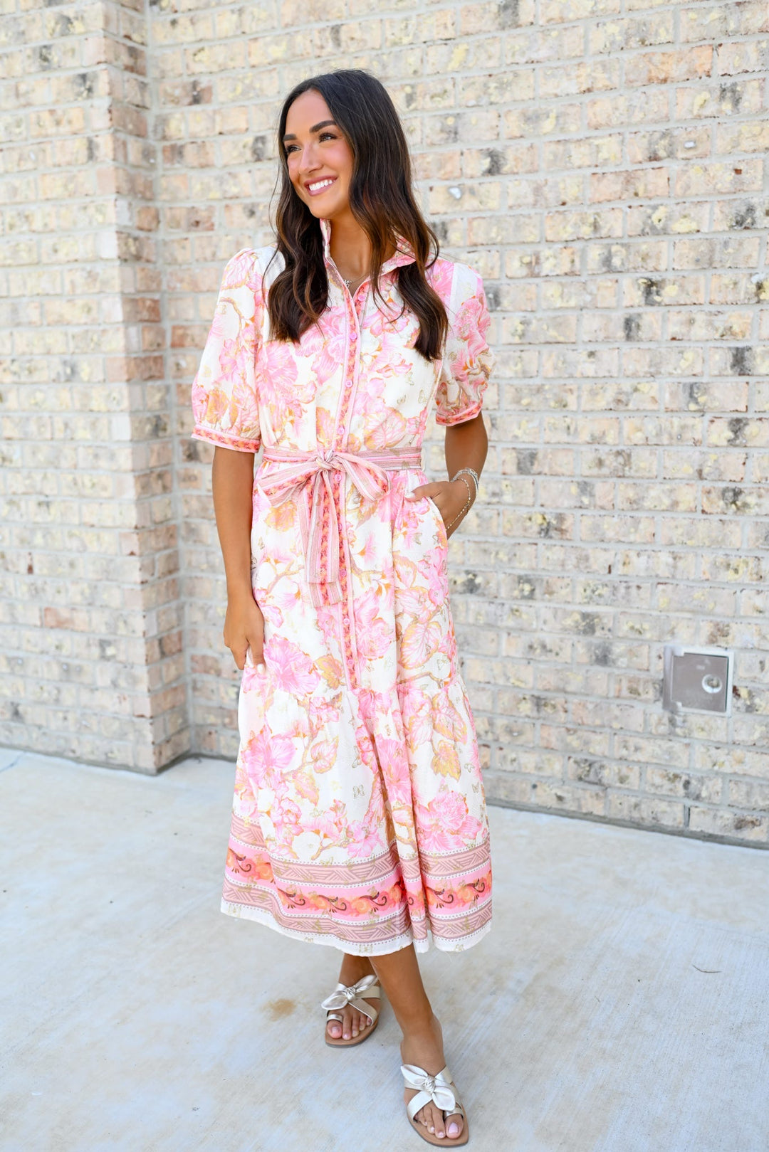 Aloha Bloom Midi Dress