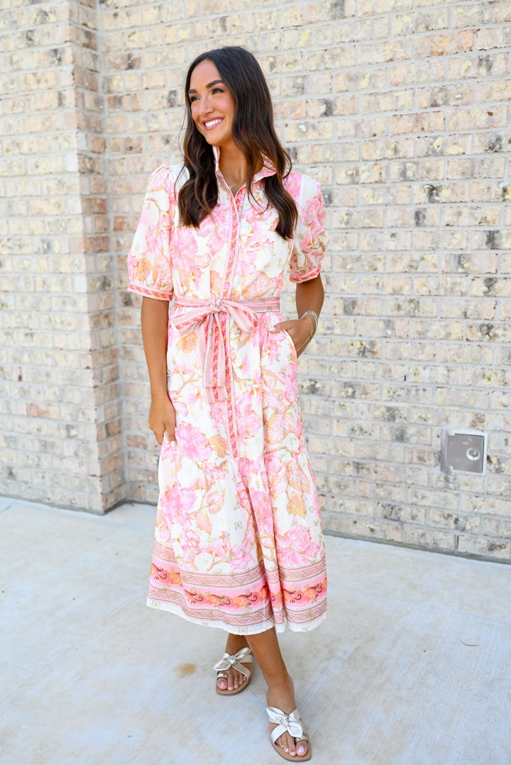 Aloha Bloom Midi Dress