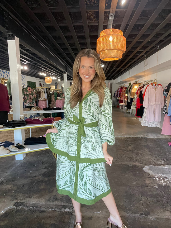 Emerald Meadow Dress