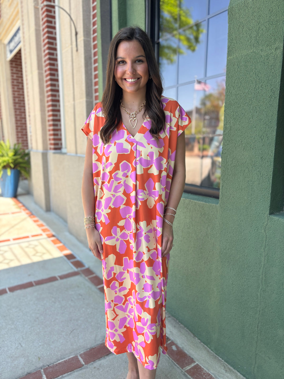 Floral Bloom Shirt Dress