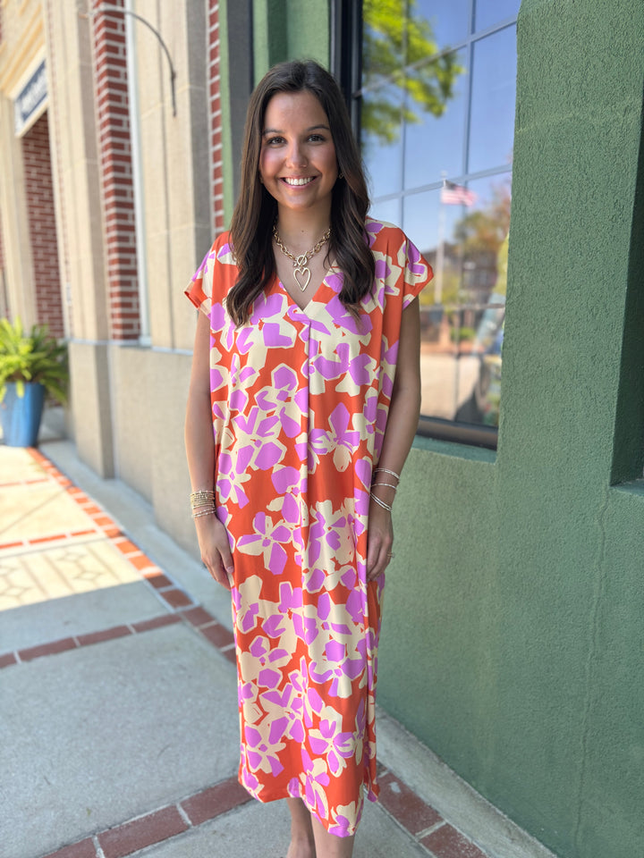 Floral Bloom Shirt Dress
