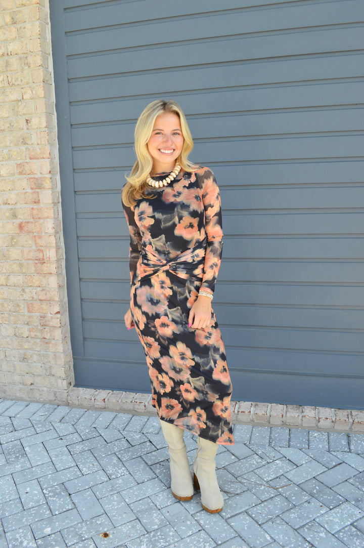 Garden Grit Knit Maxi Dress