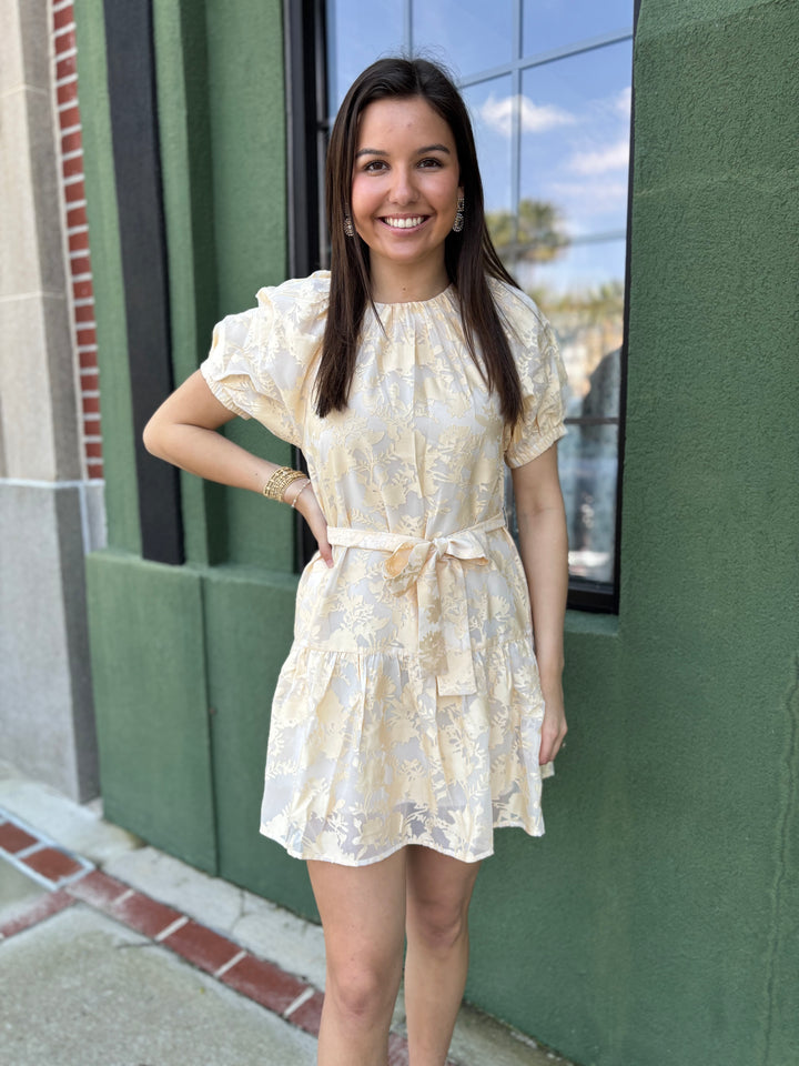 Cream Lace Dress