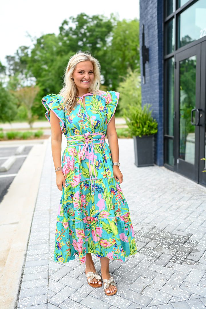 Leighton Tiered Midi Dress