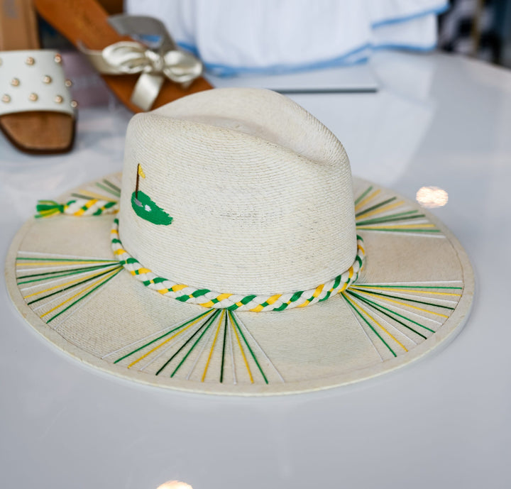 Hole in One Green Palm Hat