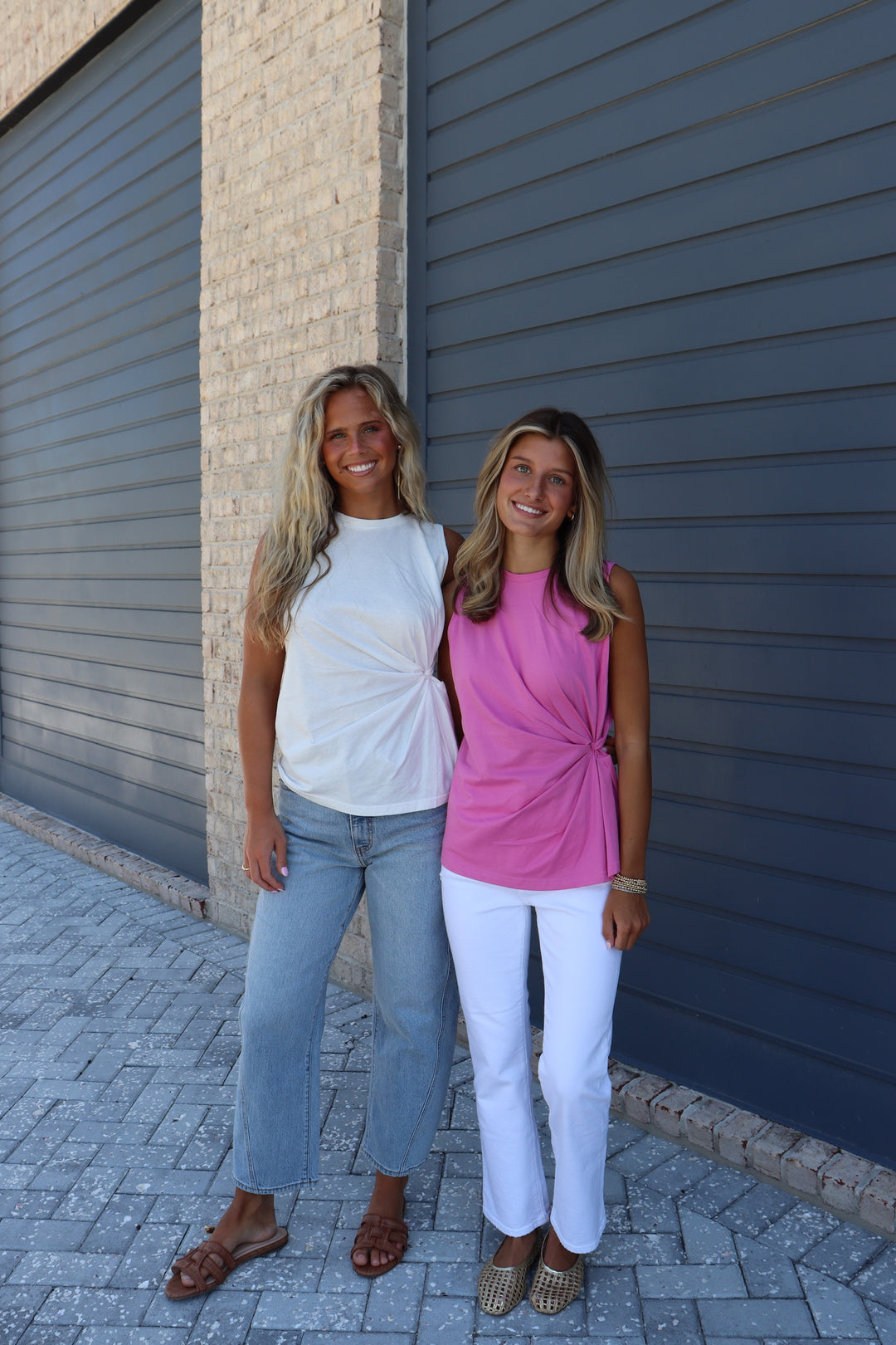 Sleeveless Knot T-Shirt