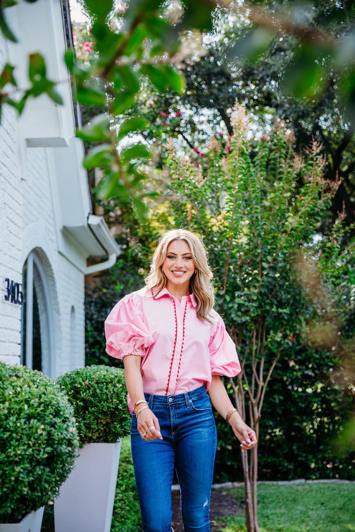 Pink Ric Rac Blouse