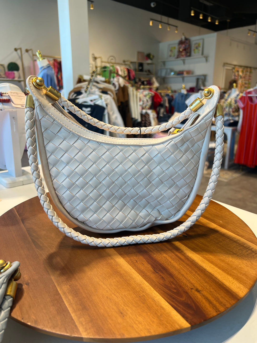 The Milan Purse in Cream