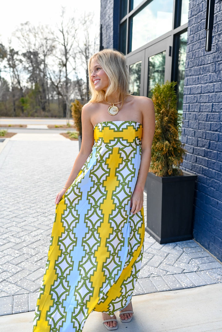 Roma Strapless Dress