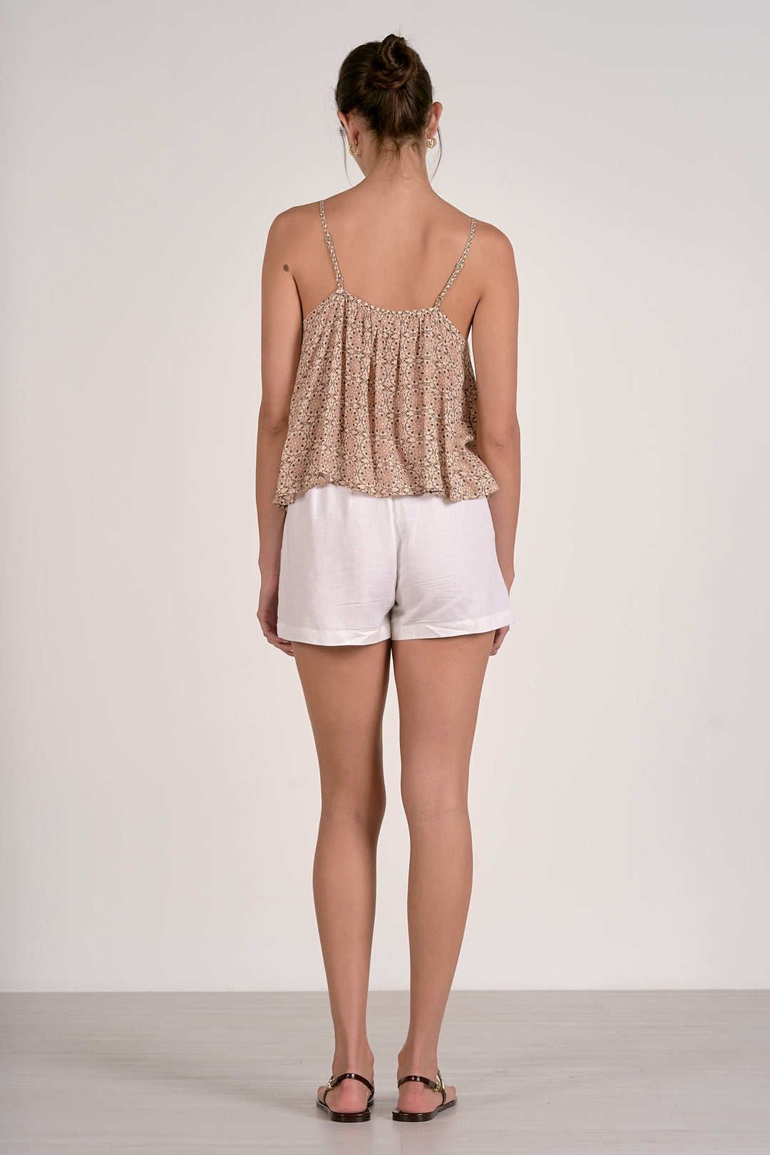 Natural Boho Spaghetti Strap Top