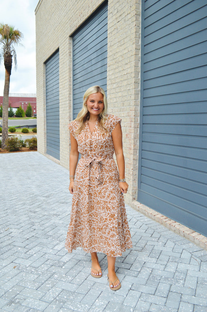 Tan Nomad Maxi Dress