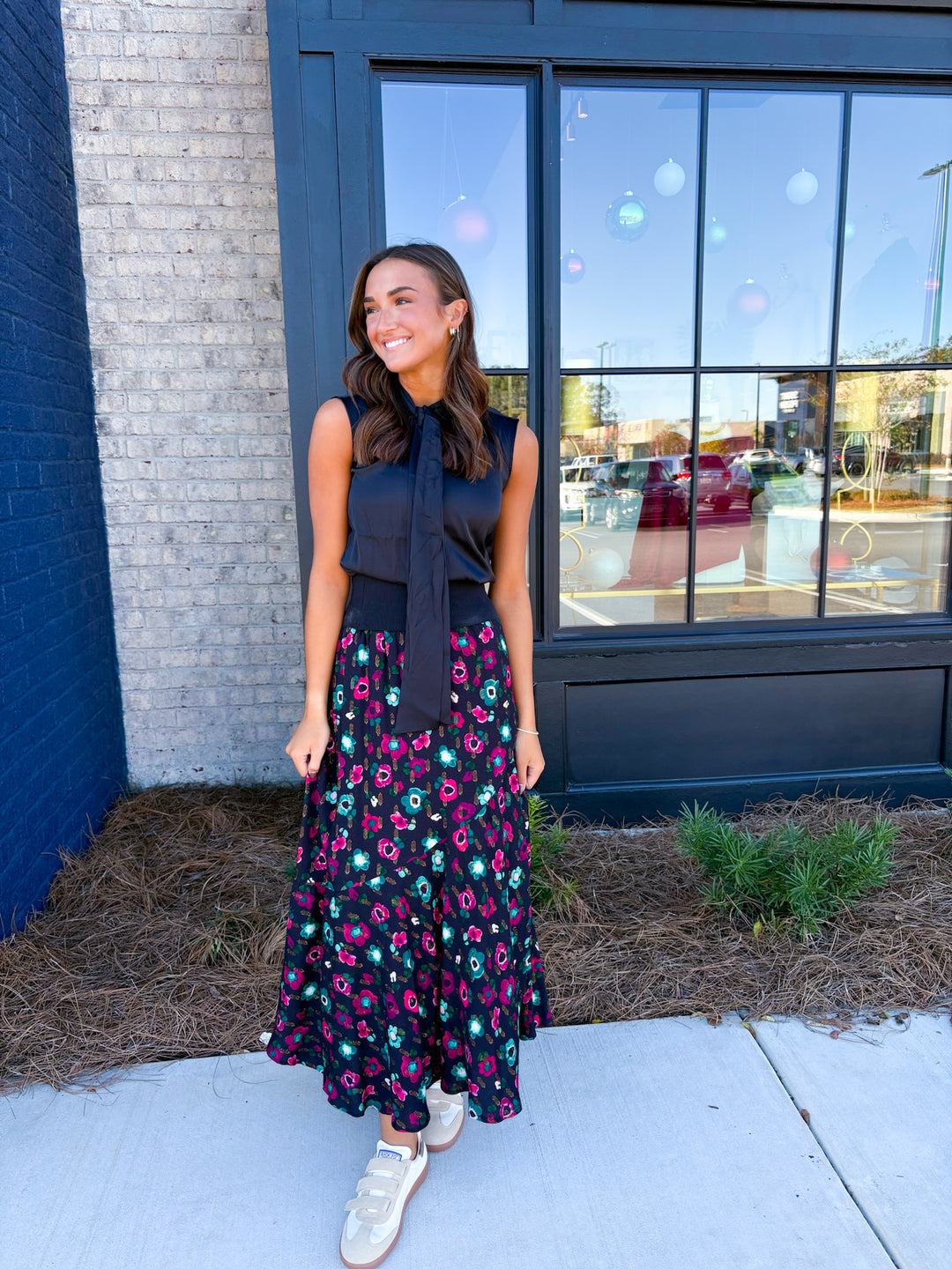 Black Holiday Garden Skirt