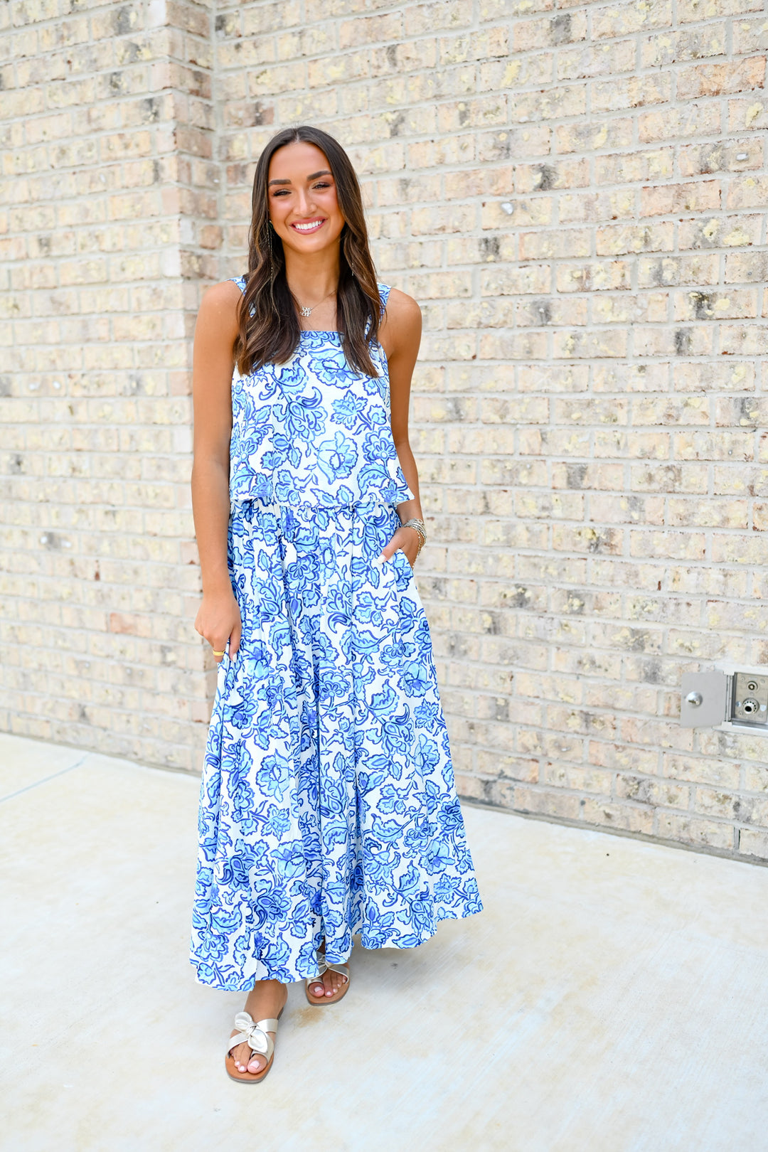 Delos Petal Skirt Set