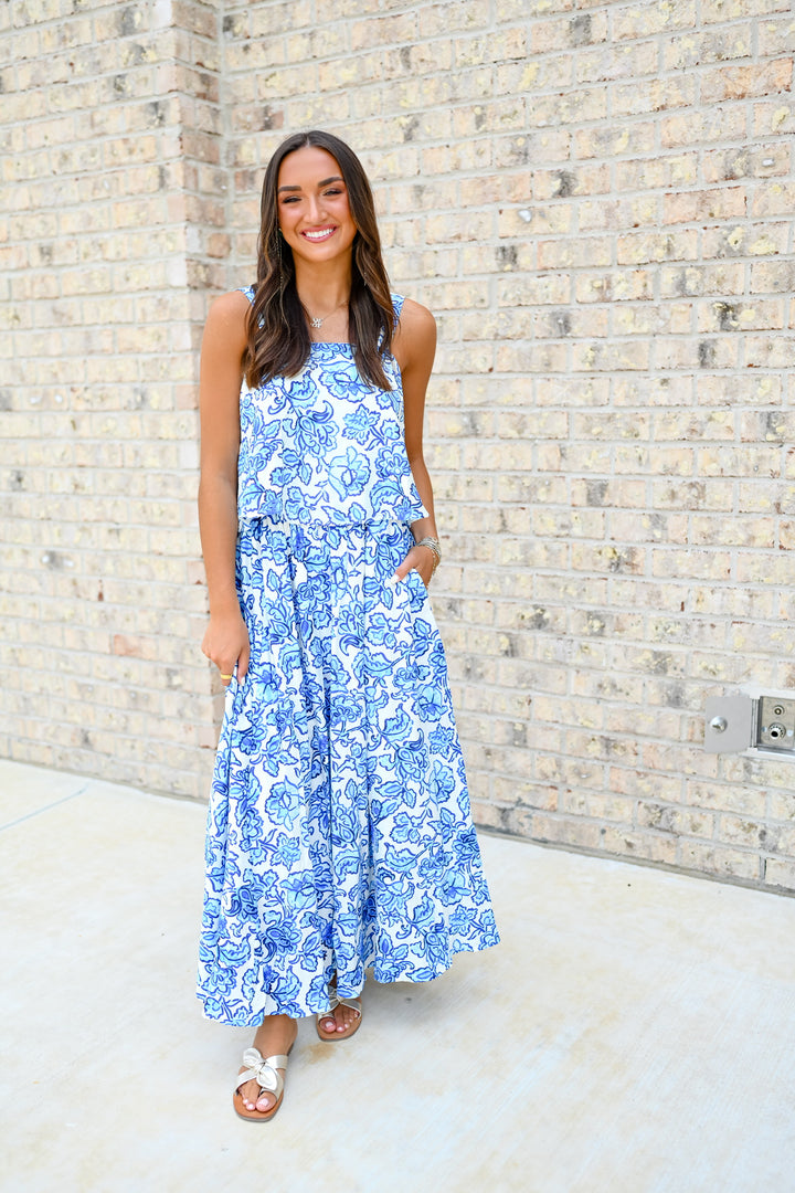Delos Petal Skirt Set