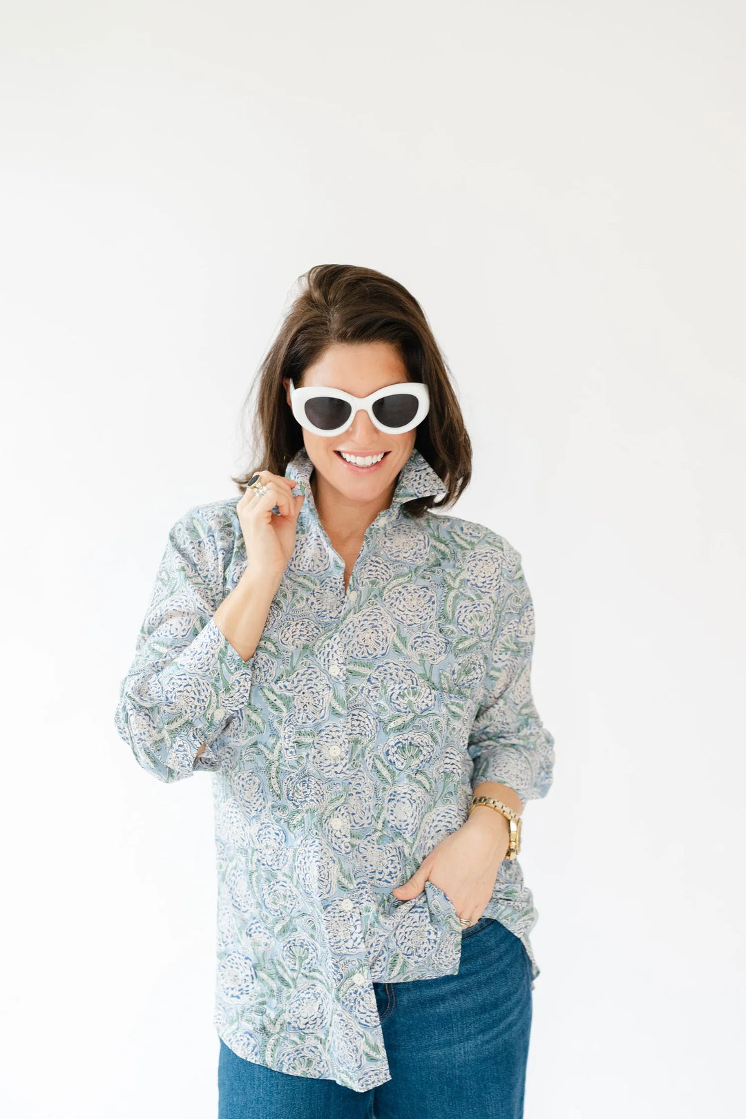 Ava Long Sleeve Button Down
