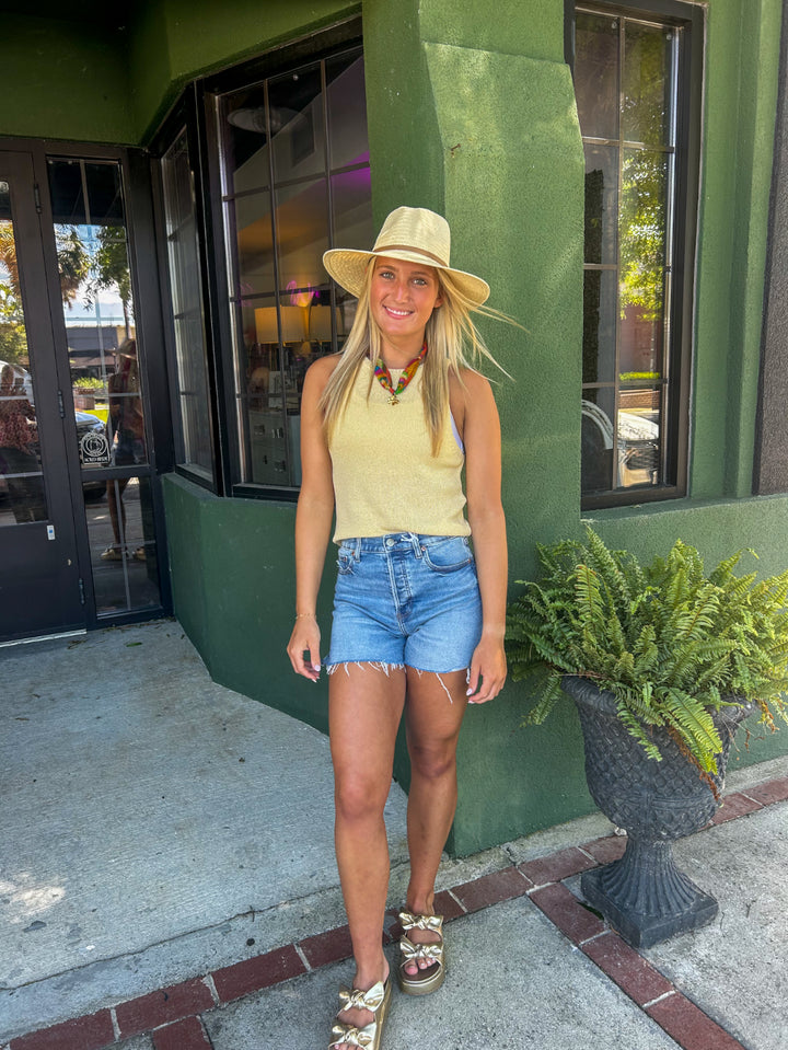 Lemon Sweater Tank
