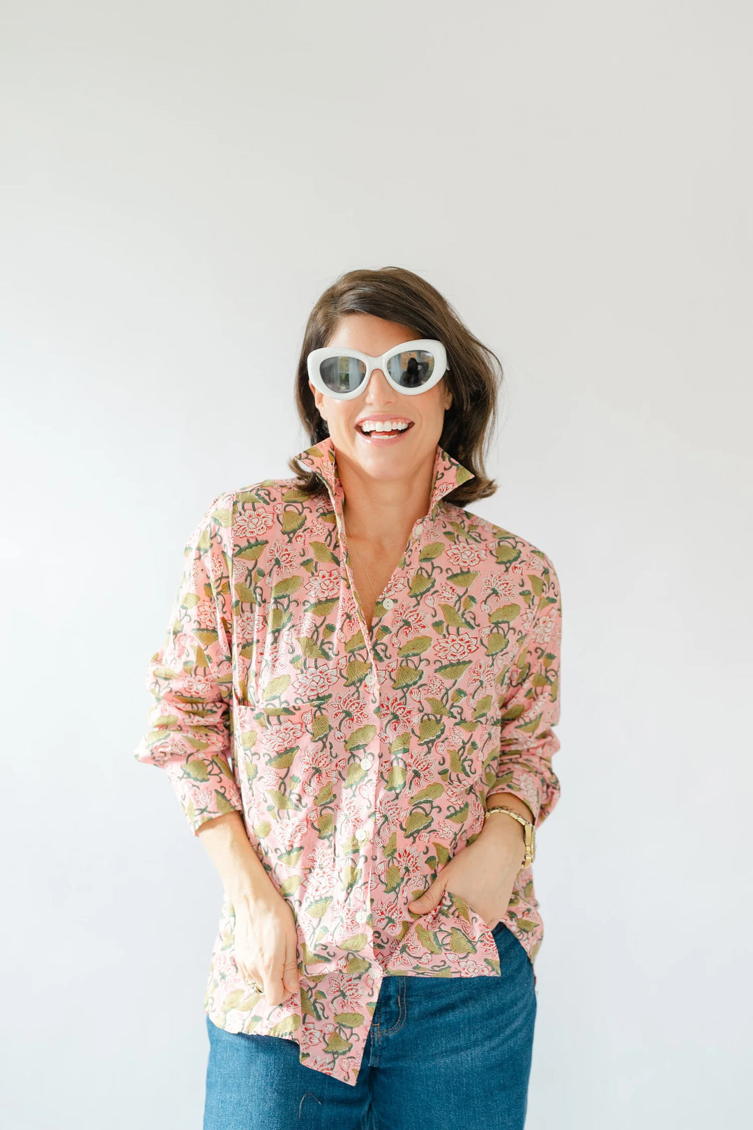 Ava Long Sleeve Button Down