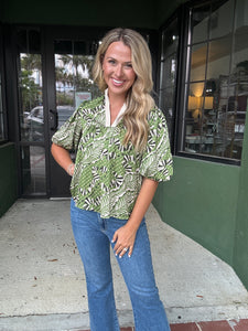 Jungle Print Top