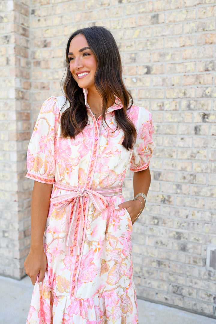 Aloha Bloom Midi Dress