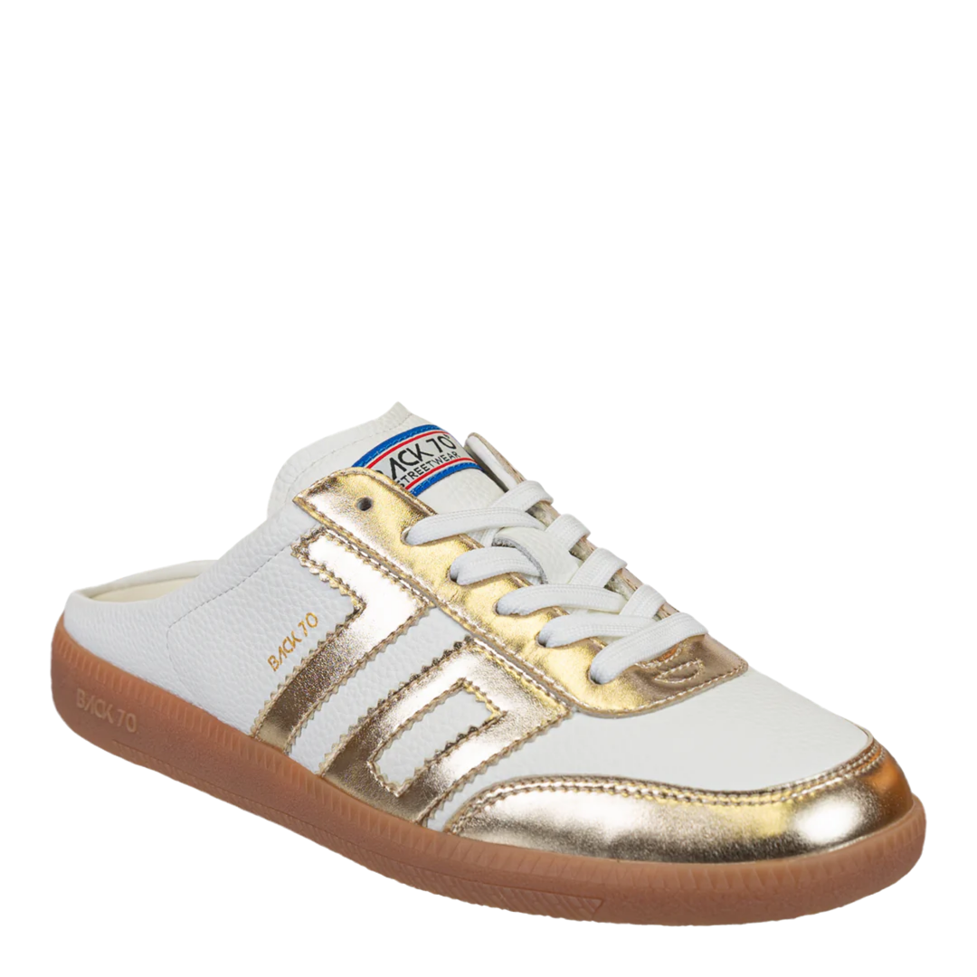 The Easter Sneaker in Gold Metallic